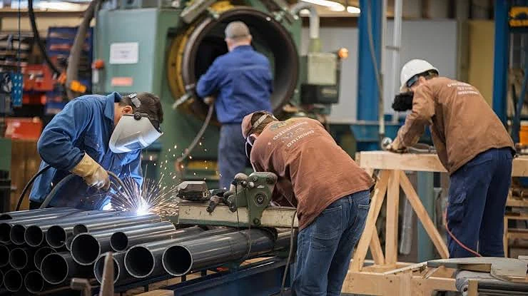 Structural steel prepared for assembly