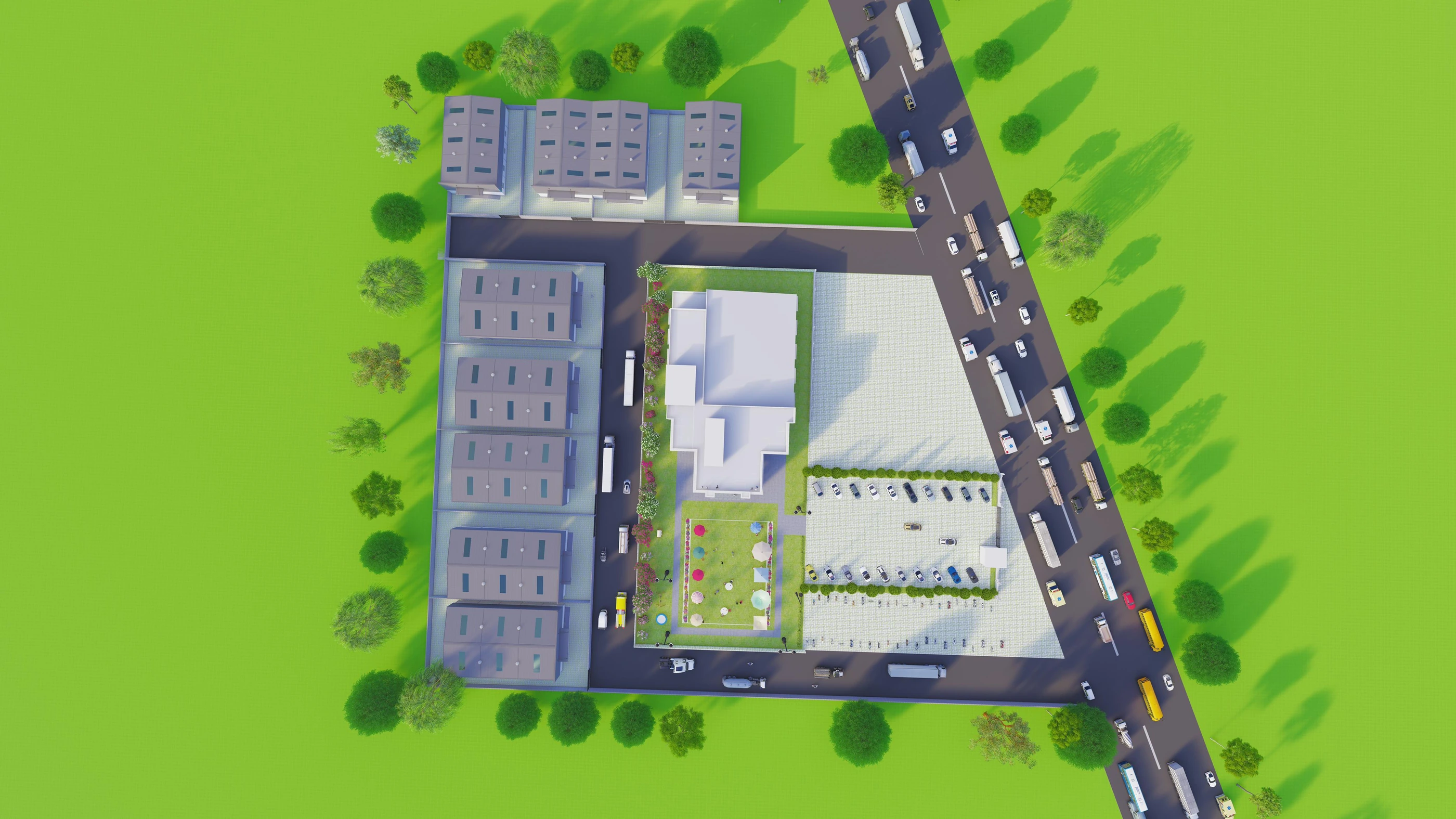 Orbit 3D layout